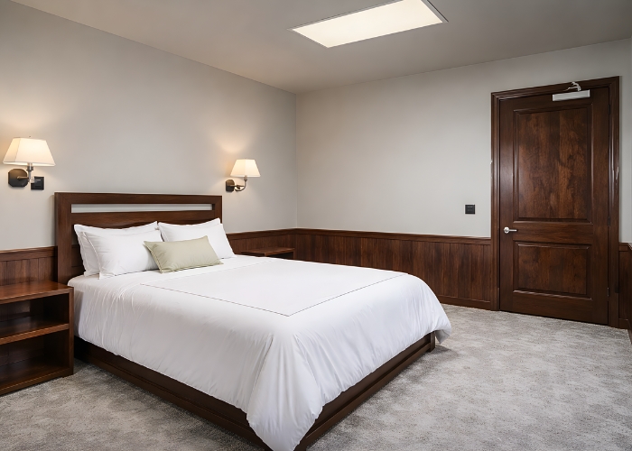 Illustrative bedroom placeholder