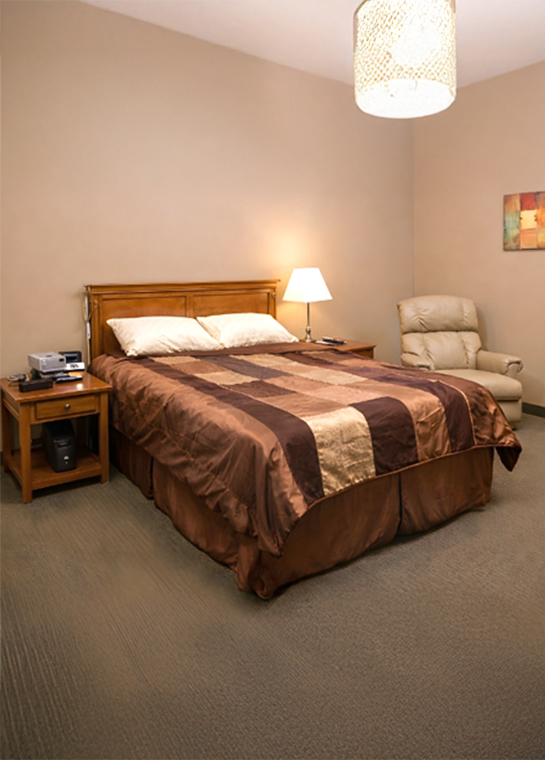 Illustrative overnight room placeholder
